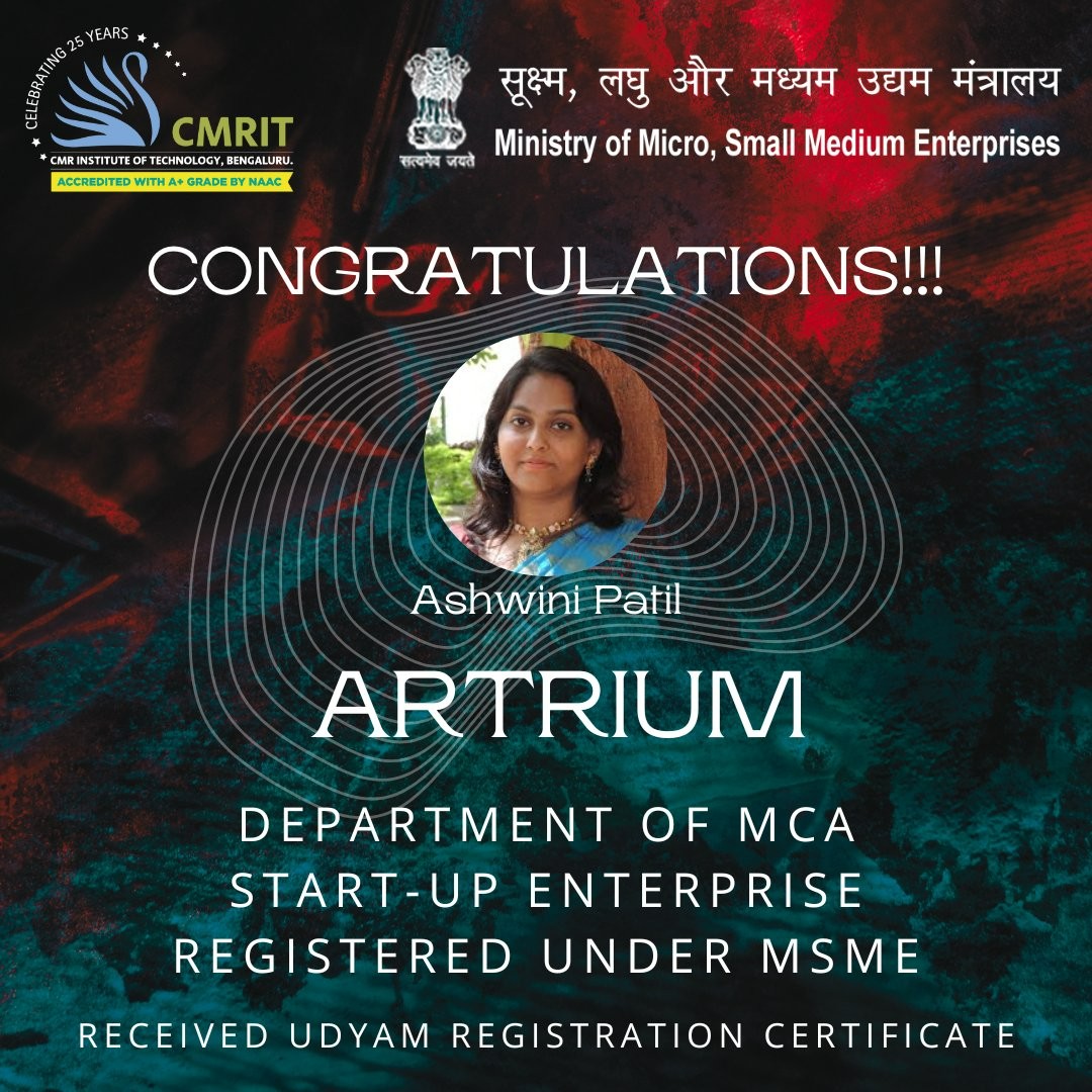 Hearty Congratulations to Prof. Ashwini Patil - CMRIT