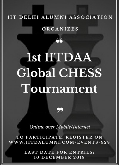 Chess Tournament by Indian Institute of Technology (IIT), Delhi